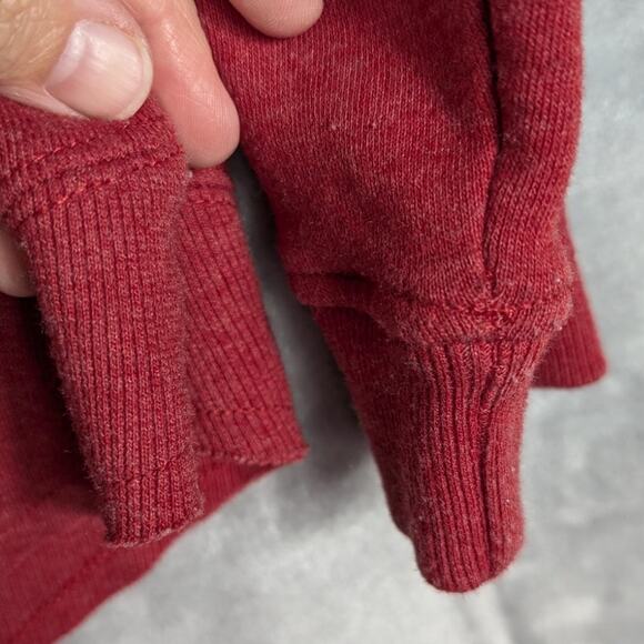 Razorbacks Hoodie Womens Medium Sweatshirt Pullover Arkansas Hogs Red Sports - Picture 5 of 9